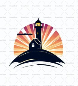 Leuchtturm bei Sonnenuntergang